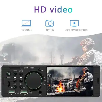

4.1 Inch WINCE Car Radio MP5 Player 1 DIN Touch Screen Audio Video USB TF Card bluetooth FM Radio Support Carema Video Out