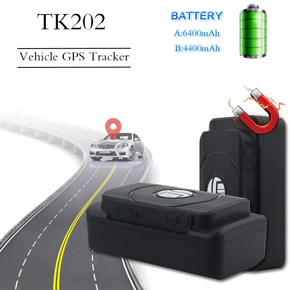 2G GSM GPS Tracker Car TK202 Upgrade TK905 Waterproof Magnet Voice Monitor 90 Days Standby Vehicle Tracker GPS Locator Free APP