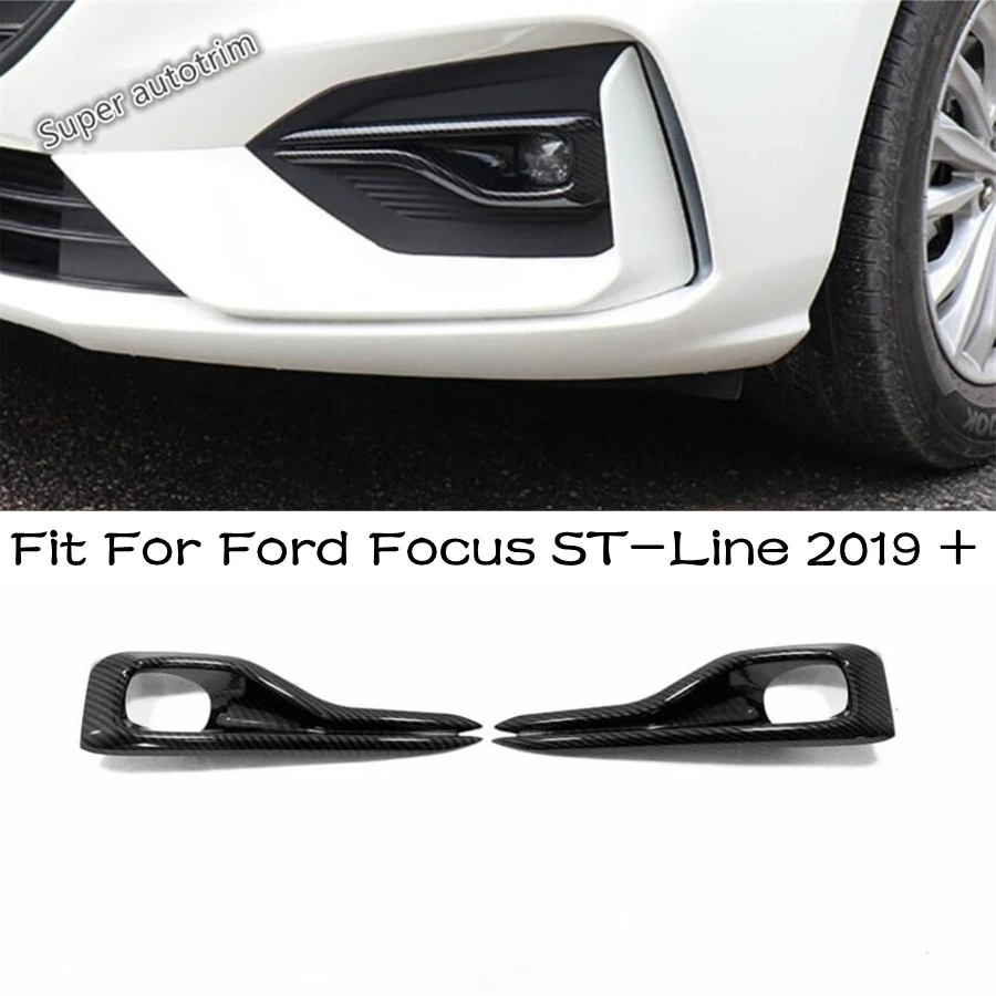 Аксессуары Lapetus подходят для Ford Focus ST-Line 2019 2020 хромированный/углеродное волокно