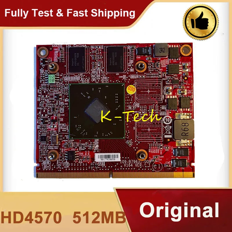 Для ноутбука Acer Aspire MXM II VGA Видеокарта HD 3470 HD3470 216-0707009 DDR2 256 Мб VG.82M06.001 Замена |