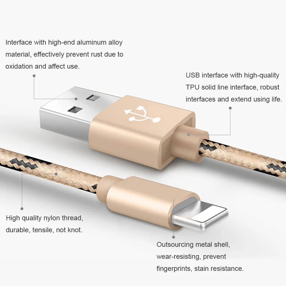 1 м/2 м данных USB зарядное устройство быстрой зарядки кабель 3A для iPhone 6 S 6 S 7 8 Plus X 10 XR XS MAX 5 5S SE происхождения аксессуар короткий длинный провод