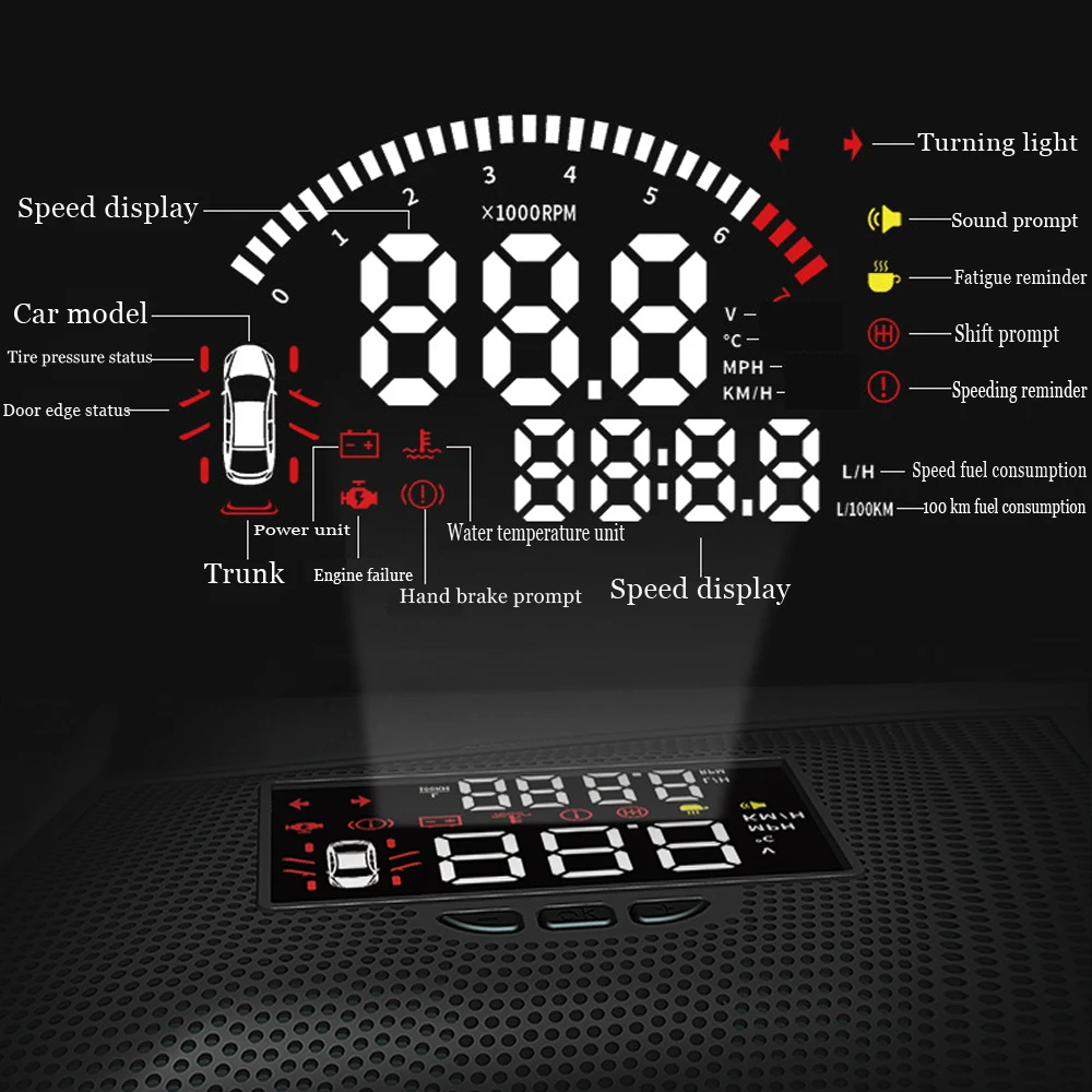 XINSCNUO  ǻ OBD ڵ HUD   ÷  ٰ VW Lavida 2016-2020  ̺ OBD ӵ 