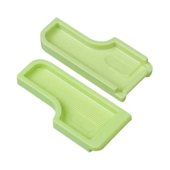 

1pc Plastic Sewing Machine Positioning Plate Guide Manual Fixing Fabrics Gauge for Beginners Starter Sewing Seam Accessories