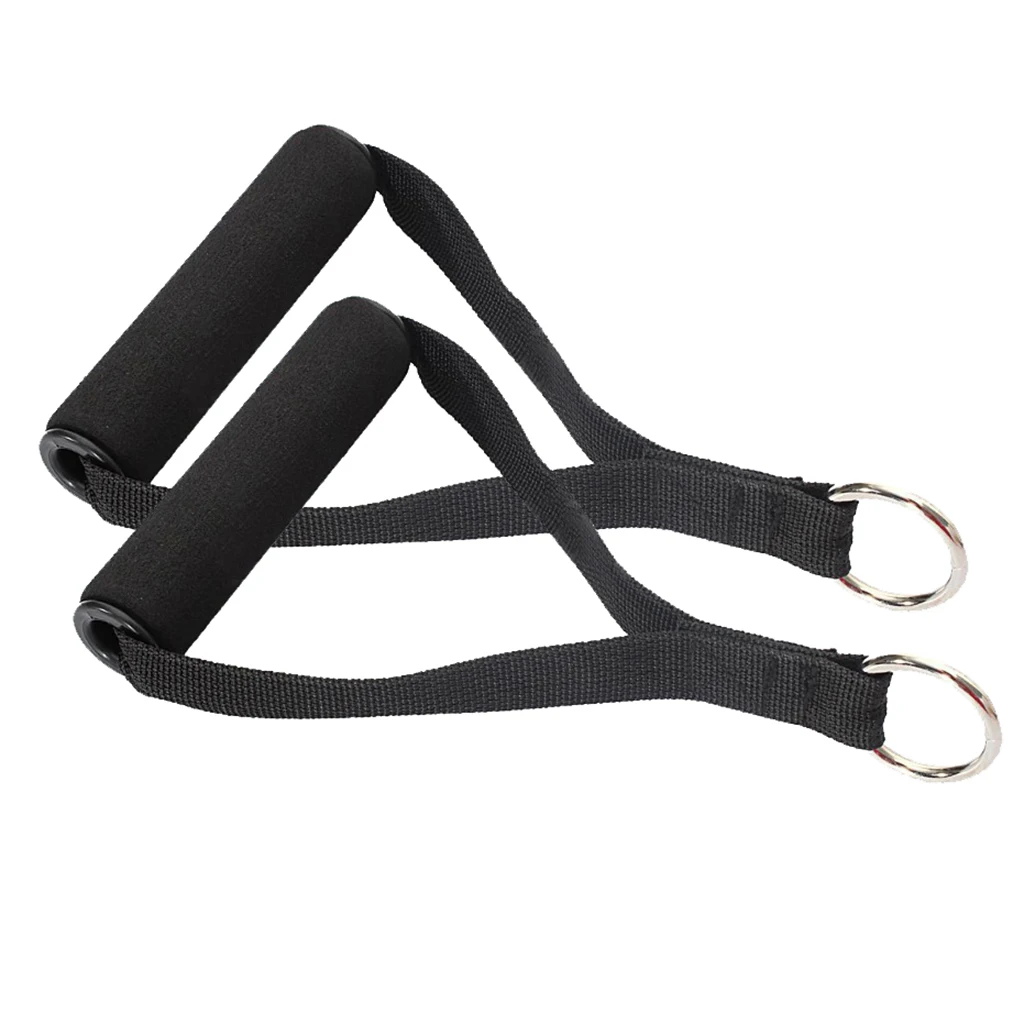 Premium Heavy Duty Exercise Handles Cable Machine Attachments Resistance Bands Handles Grips Strap Resistance Bands Handle 