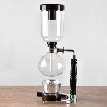 

Siphon coffee pot set Hario filter household syphon pot heat-resistant glass pot manual coffee machine 3 cups 5 cups YHJ101107
