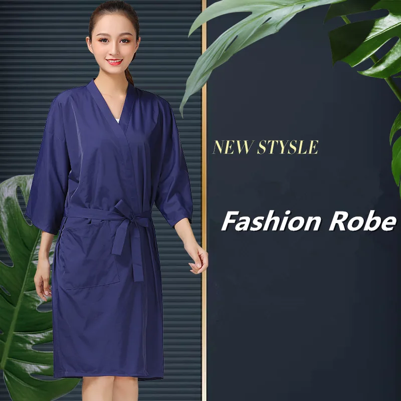 Профессиональный салон высококлассный стилист косметологии парикмахерские халаты красота спа обслуживание клиентов, домашнее платье, ночная рубашка
