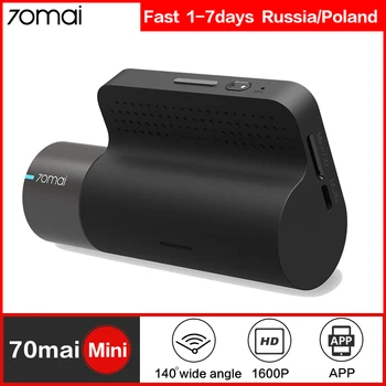 

70mai Mini Smart Dash Cam 70 MAI Mini Car DVR Wifi Video Recorder 1600P HD Night Vision 140FOV G-sensor 70mai Dashcam Car Camera