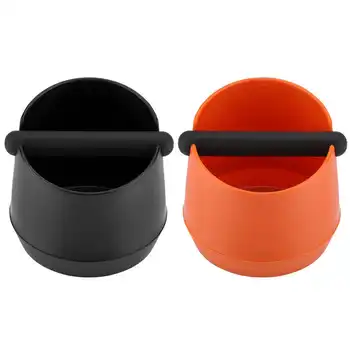 

Coffee Knock Box with Detachable Rubber Bar for Grounds Pucks Container