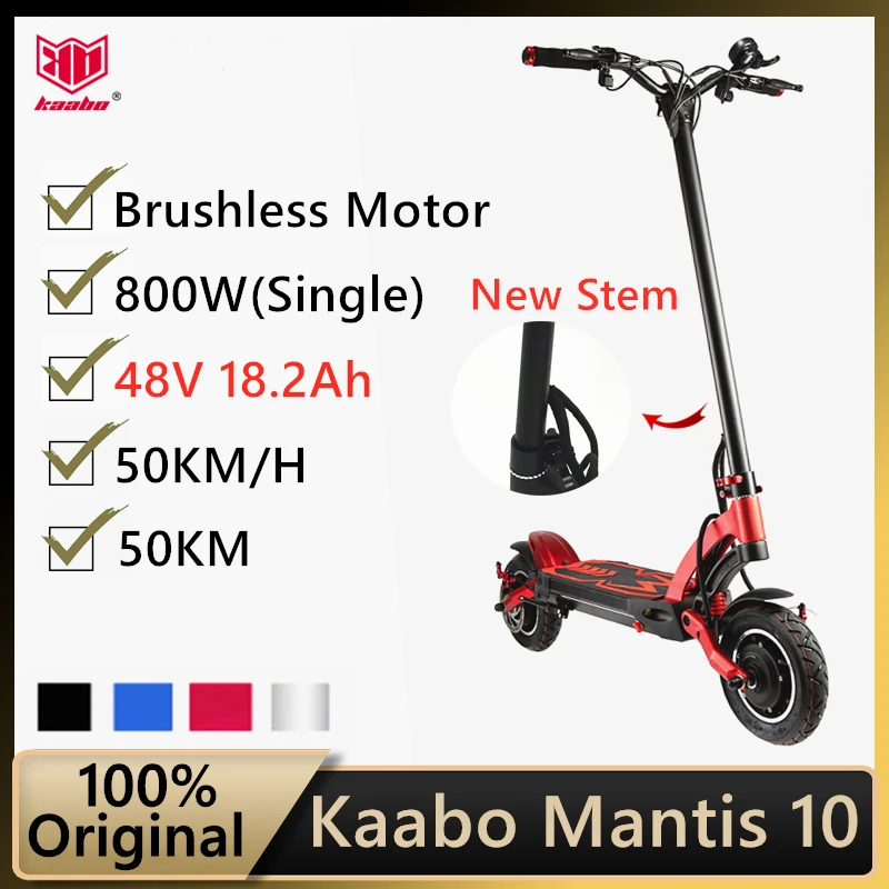 US $924.99 2020 Original Kaabo Mantis Kickscooter single motor scooter 800W 48V 182Ah smart electric scooter two wheel foldable skateboard