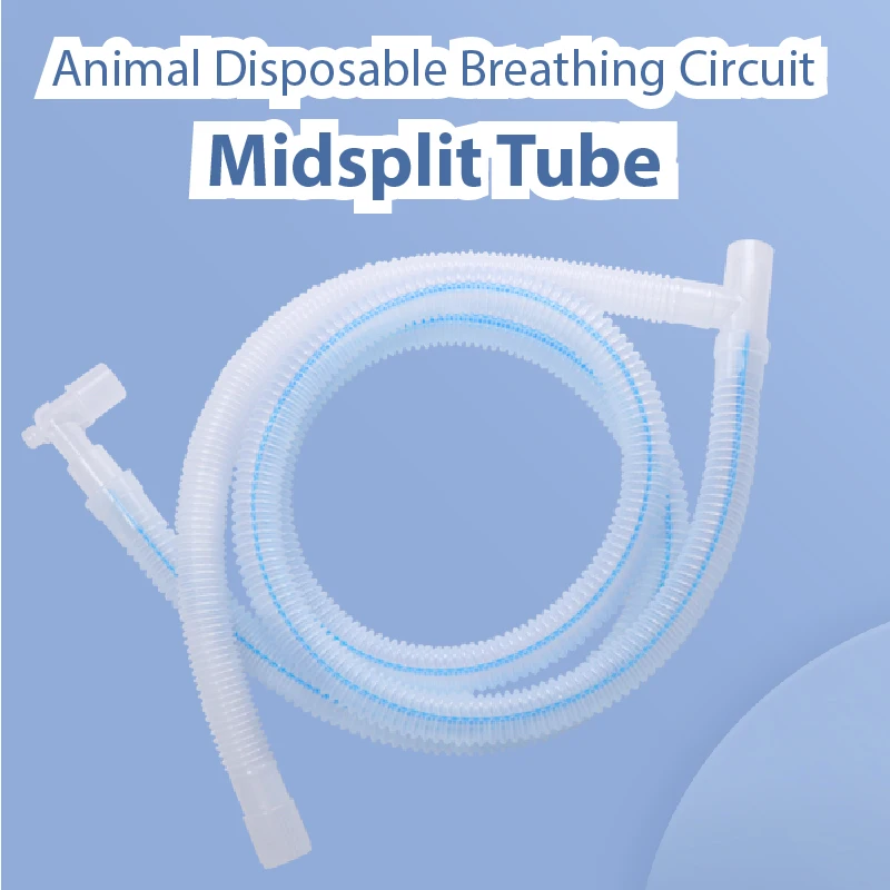 

Canack Veterinary Animal Disposable Breathing Circuit-Midsplit Tube Animals Medical