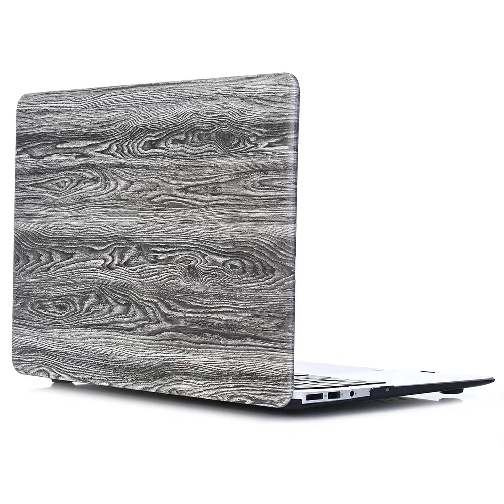 Модный чехол с рисунком под дерево для MacBook Air retina Pro 11 12 13 15 дюймов, сумка для ноутбука, чехол, Сменный Чехол