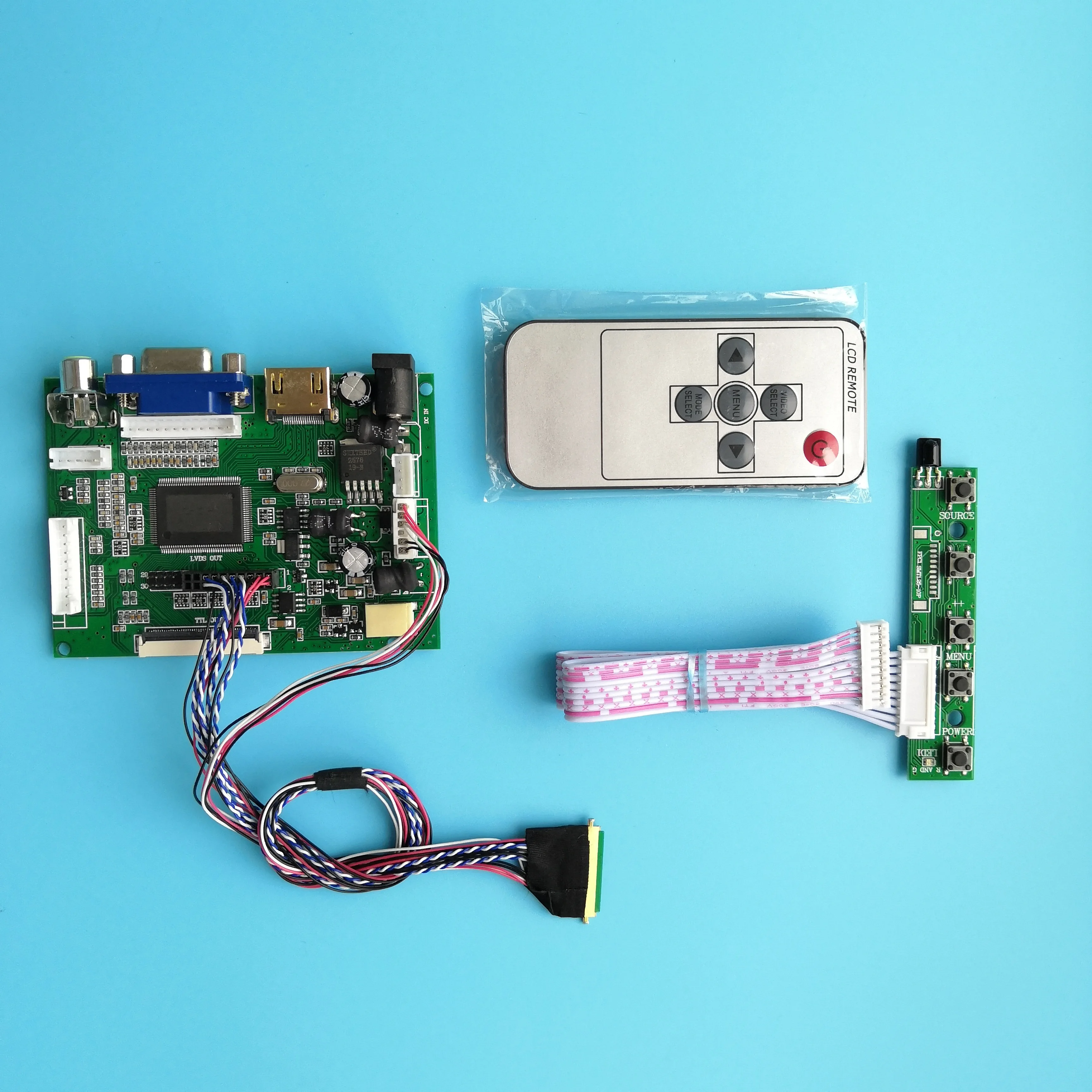 

For 1366Ч768 LP125WH2 12.5inch LCD Screen LED panel display HDMI VGA 2AV LCD remote Controller Board kit Work