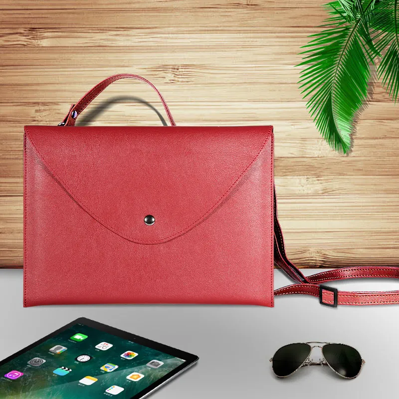 Red Из искусственной кожи, сумка для ноутбука, чехол для iPad Air 3 9,7 дюймов A1822 A1823 5 6 1 2 5th 6th Тетрадь чехол для планшета с сумкой - Цвет: Red