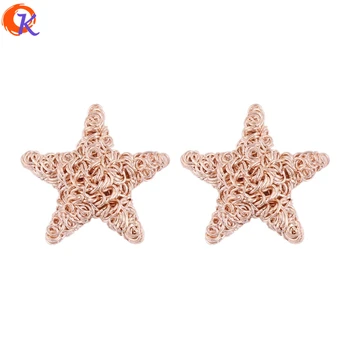 

Cordial Design 50Pcs/Lot 25MM Earring Findings/Earring Making/Hand Made/DIY/Satr Shape/Earring Base Parts/Jewelry Accessories