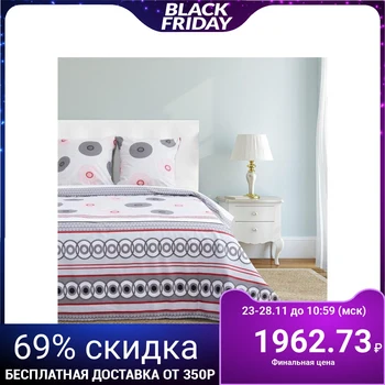 

Bed linen Ethel 1.5 joint venture "Abstraction" 143x215 cm, 150x214 cm, 70x70 cm -2 pieces