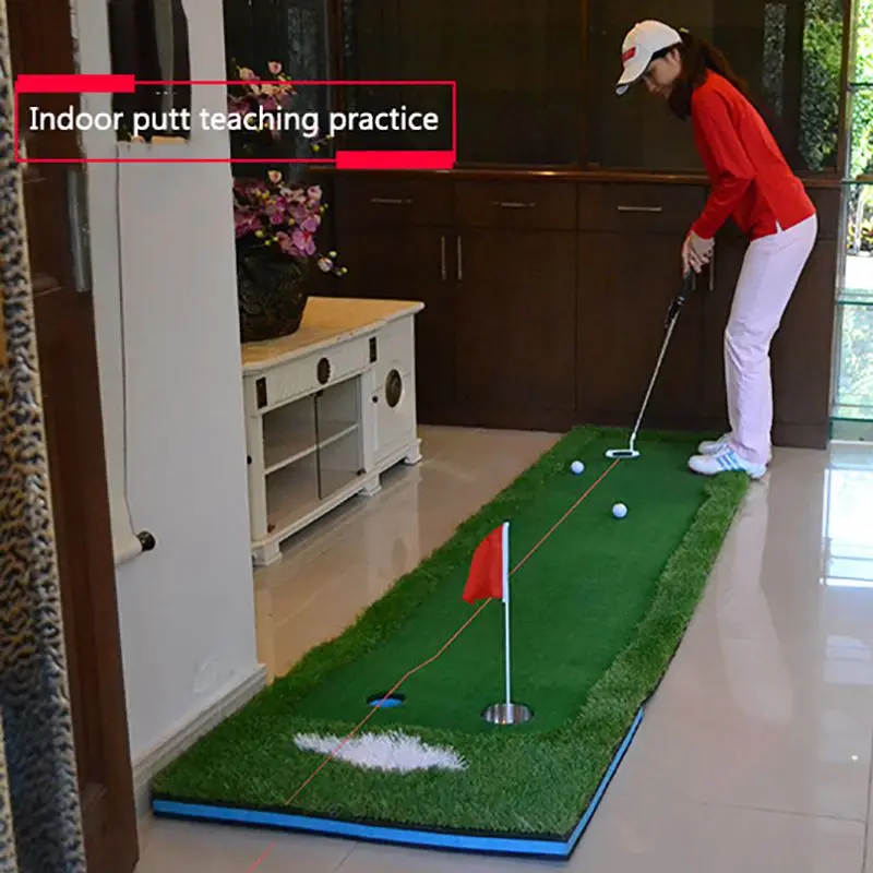

New Portable Golf Pointer Putting Training Aids Battery Putter Laser Operated Corrector Trainer Practice Indoor Golf Accessories