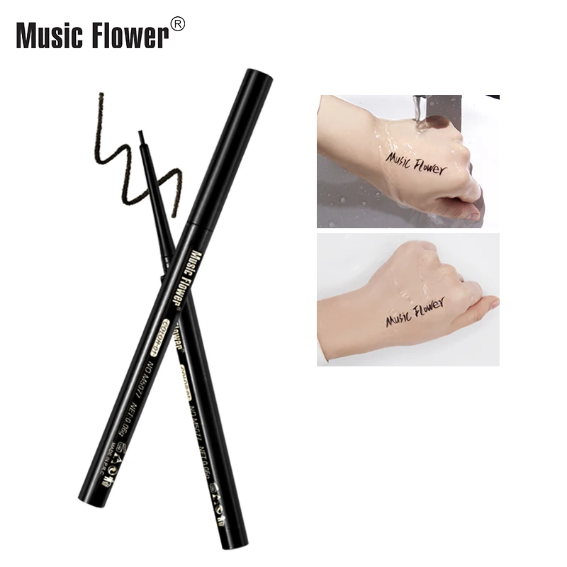 Music flower eyeliner pencil 13 colors white green blue black waterproof long lasting rotary matte gel eyeliner MU022 Music flower eyeliner pencil 13 colors white green blue black waterproof long lasting rotary matte gel eyeliner MU022