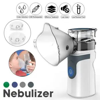 

Mini Handheld portable autoclean Inhale Nebulizer Mesh atomizer silent inhaler nebuliser inhalator for kids nebulizador portatil