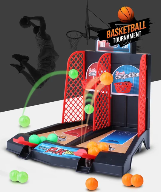 Mini jeux de basket-ball de bureau pour enfants, tir sportif, jouet de