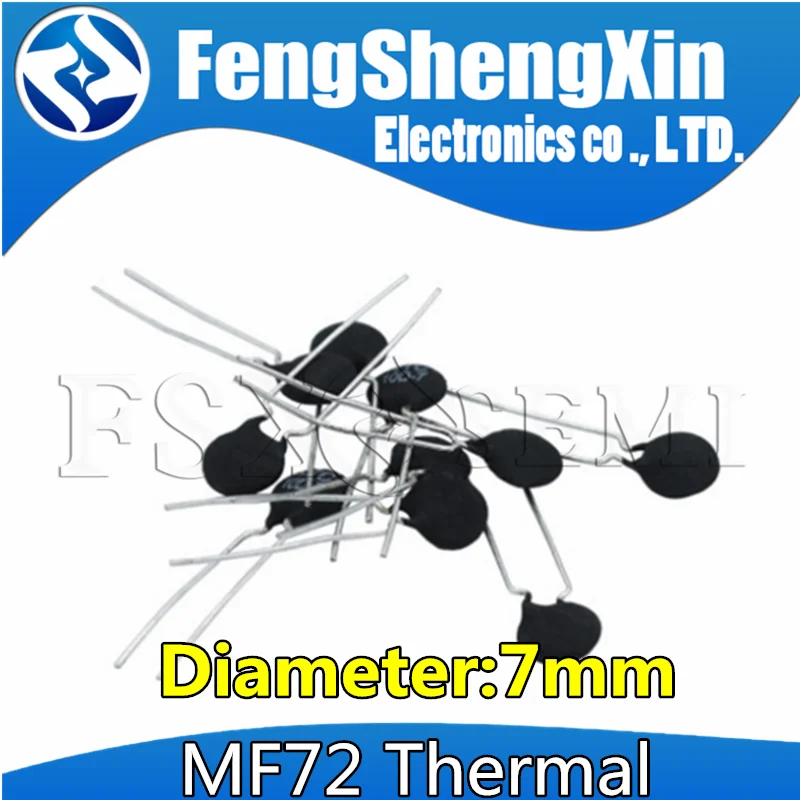 Терморезистор MF72 7 мм 3D-7 3R 5D-7 5R 8D-7 8R 10D-7 10R 12D-7 12R 16D-7 16R 22D-7 22R 33D-7 33R 50D-7 50R 10 шт. |