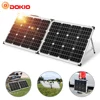 Dokio 100W (2Pcs x 50W) Foldable Solar Panel China pannello solare usb Controller Solar Battery Cell/Module/System Charger 1
