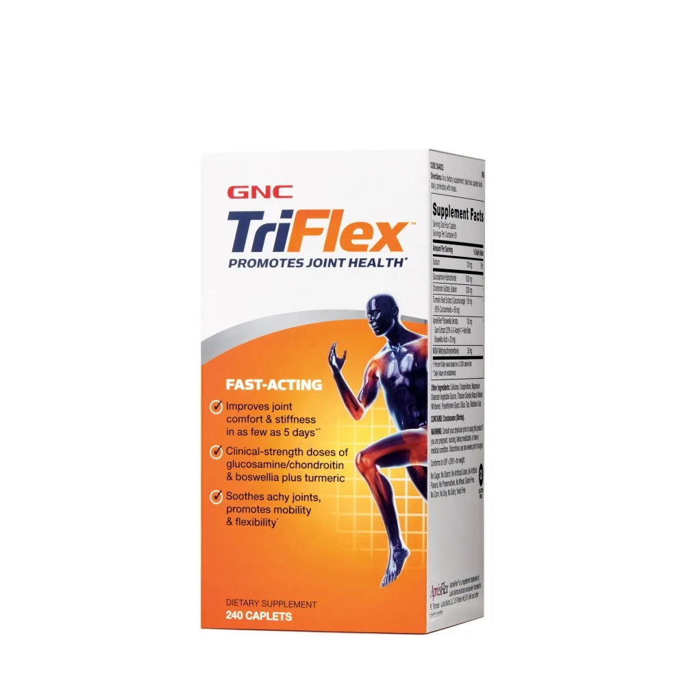 Triflex быстродействующий 240 каплеты, способствует подвижности суставов и fexibility Глюкозамин хондроитин, из США
