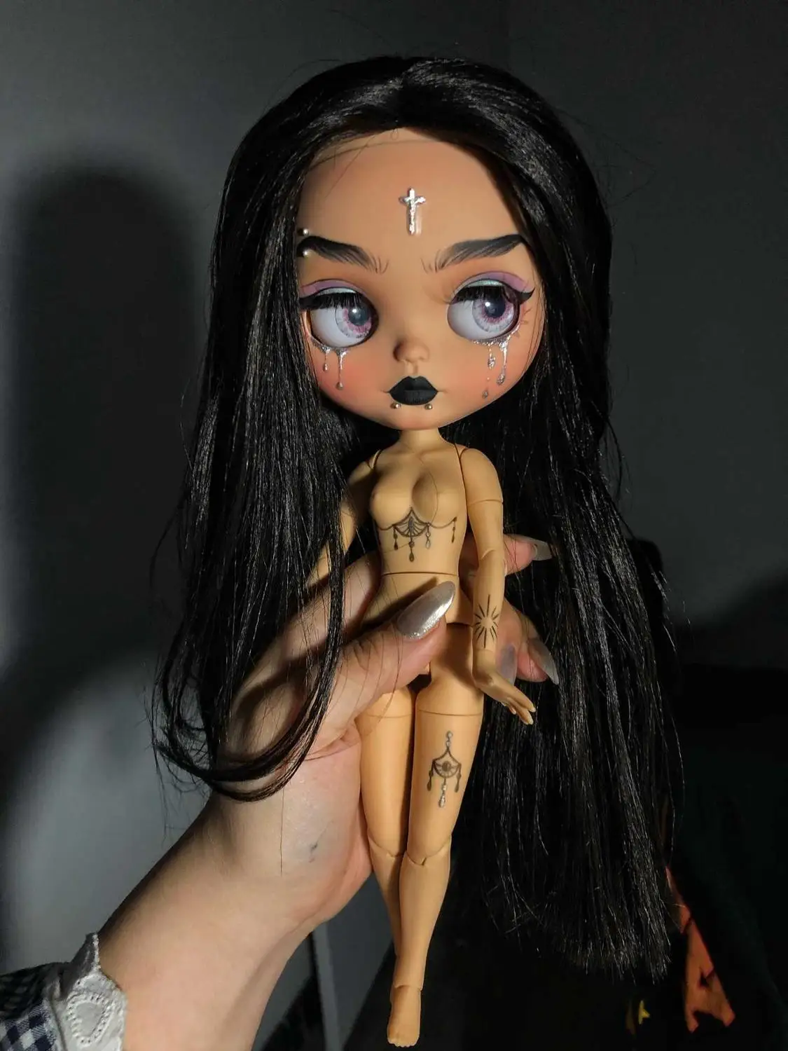 nude doll Предпродажная кукла на заказ DIY Nude blyth кукла 20191126 - Цвет: nude doll