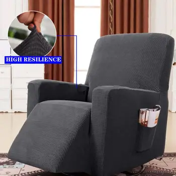 

8 Colors Pineapple Lattices Elastic Full-inclusive Chair Cover Armchair Sofa Recliner Massage Rocking Chair Protective Covers