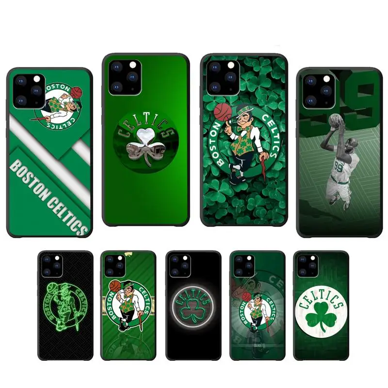 YJY Boston Celtics black soft phone cover case for iphone se 2020 6 6s 7 8 plus x xs max xr 11 12 pro max coque YJY Boston Celtics black soft phone cover case for iphone se 2020 6 6s 7 8 plus x xs max xr 11 12 pro max coque
