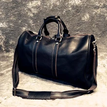 Мужская сумка для путешествий из натуральной кожи, повседневная крутая сумка для путешествий, большая сумка для выходных, мужская сумка из воловьей кожи, сумки для путешествий, ручные сумки для ноутбука, мужские сумки