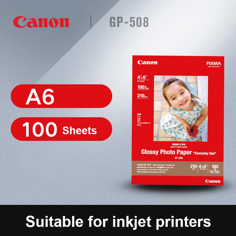 canon photo paper glossy 4x6 100 sheets