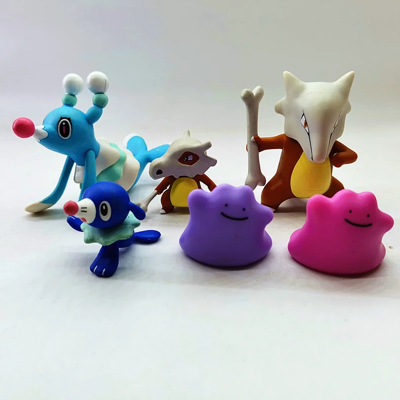 Оригинальные куклы WCT Pokemon Brionne Popplio Cubone Marowak Ditto коллекция игрушек для детей