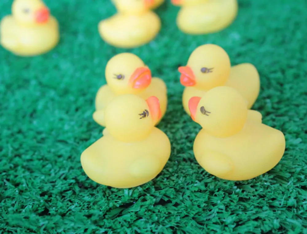 New One Dozen(12) Rubber Duck Duckie Baby Shower Water Birthday Favors Gift