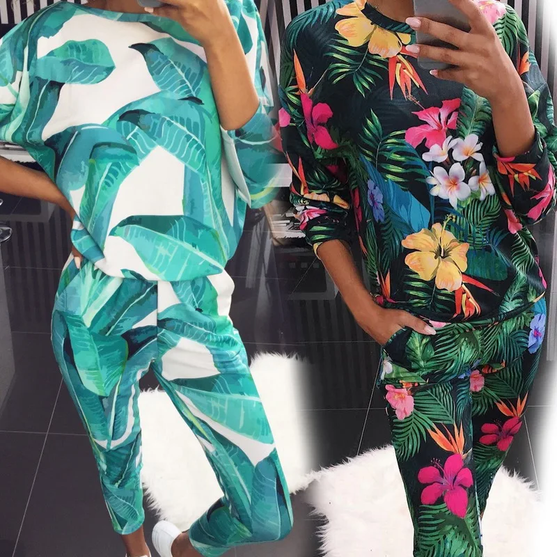 NIBESSER fashion o neck pajama set women long sleeve Animal Cartoon Sleepwear Women's pyjamas Sets Home Clothes Pyjama Femme