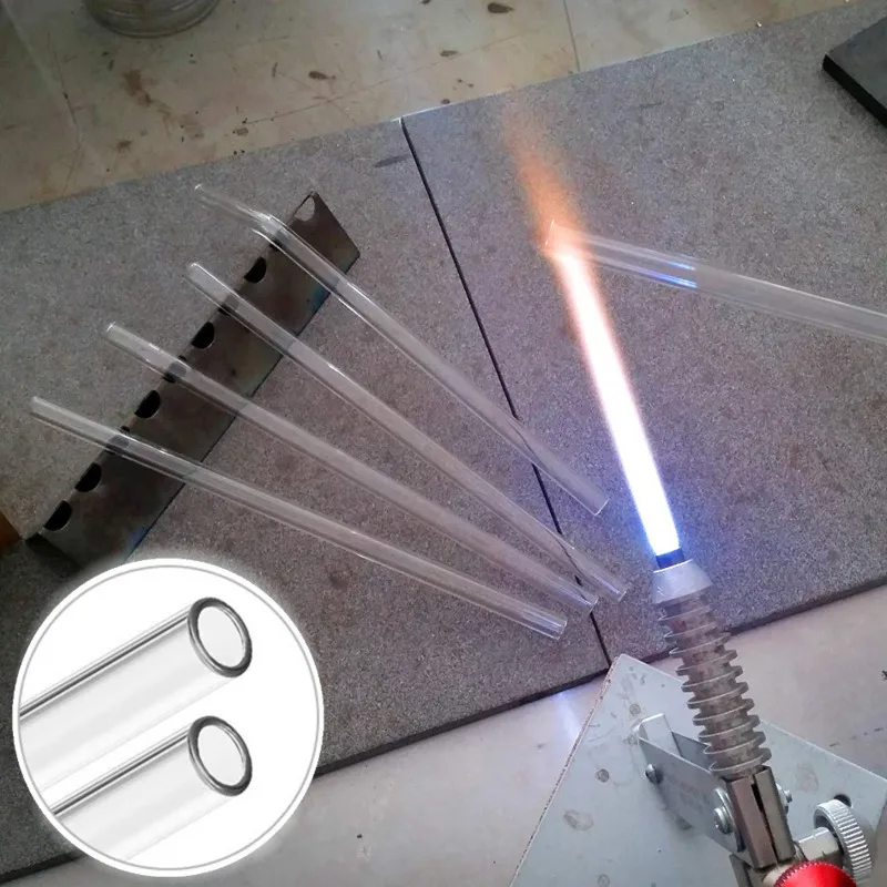 Стеклянная стеклянная трубка 4 шт. экологически чистый набор кистей для