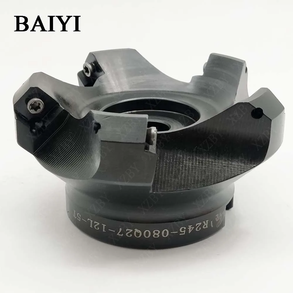 CNC лицо фреза R245-080Q27-12L-5T обрабатывающий центр лицо фреза 63 для карбида вставки R245-12T3M