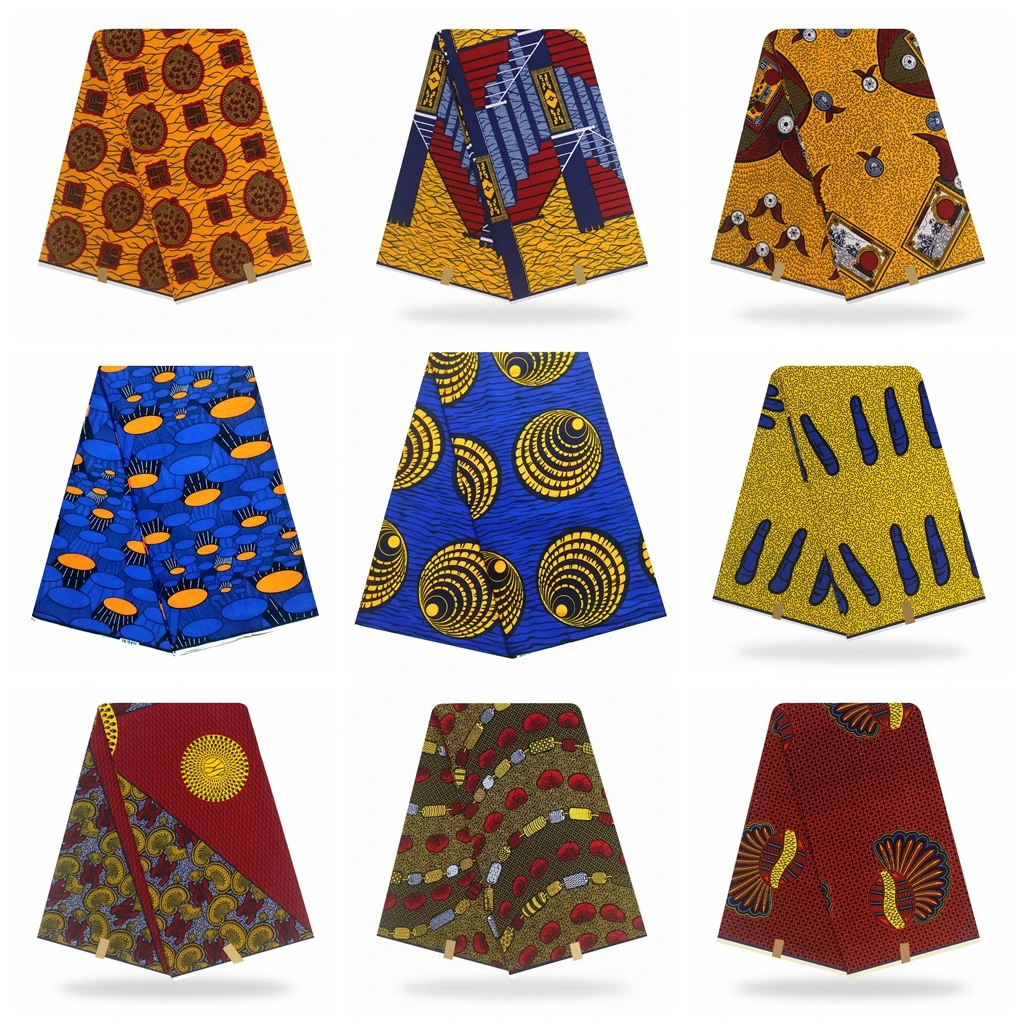 Новинка хлопок настоящий воск Анкара ткань Африканский принт ткань для свадебного платья ткань африканская ткань воск ткань