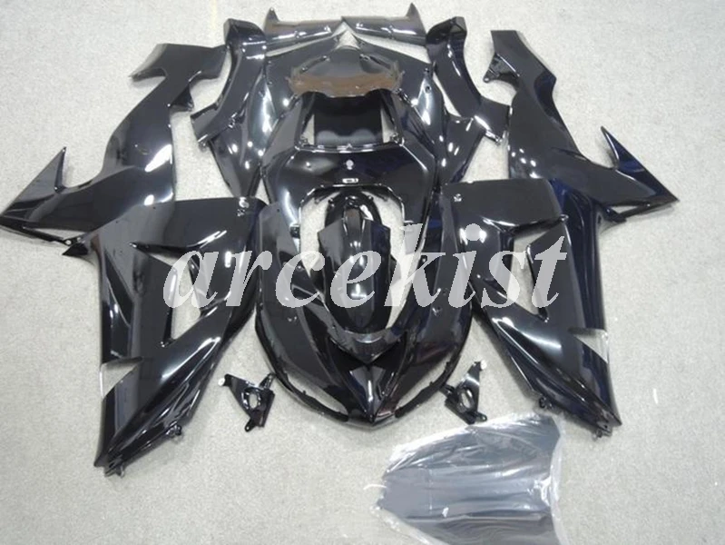 

4 Gifts New ABS Motorcycle Full Fairings kit Fit For Kawasaki Ninja ZX-10R ZX10R 2006 2007 06 07 Custom Black
