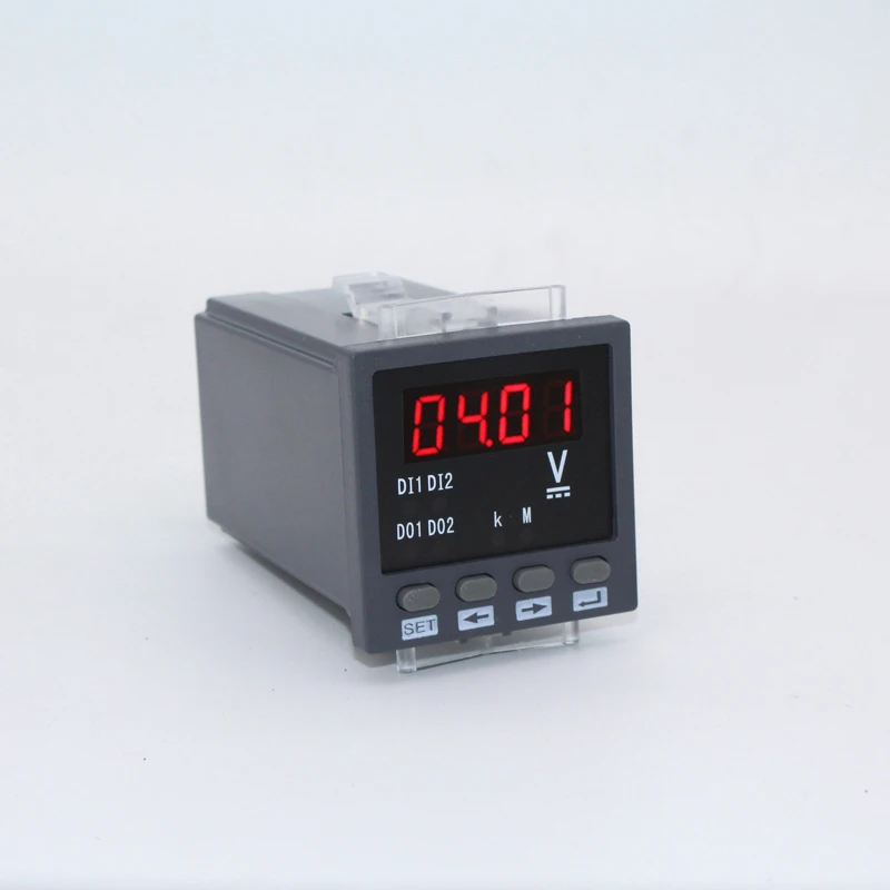 

DC0-500V voltmeter digital DC voltage meter 48*48*80mm small size V panel meter