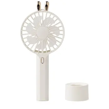 

Mini Handheld Fan USB Charging Cartoon Durable Portable Fan for Summer Cartoon handheld charging desktop fan