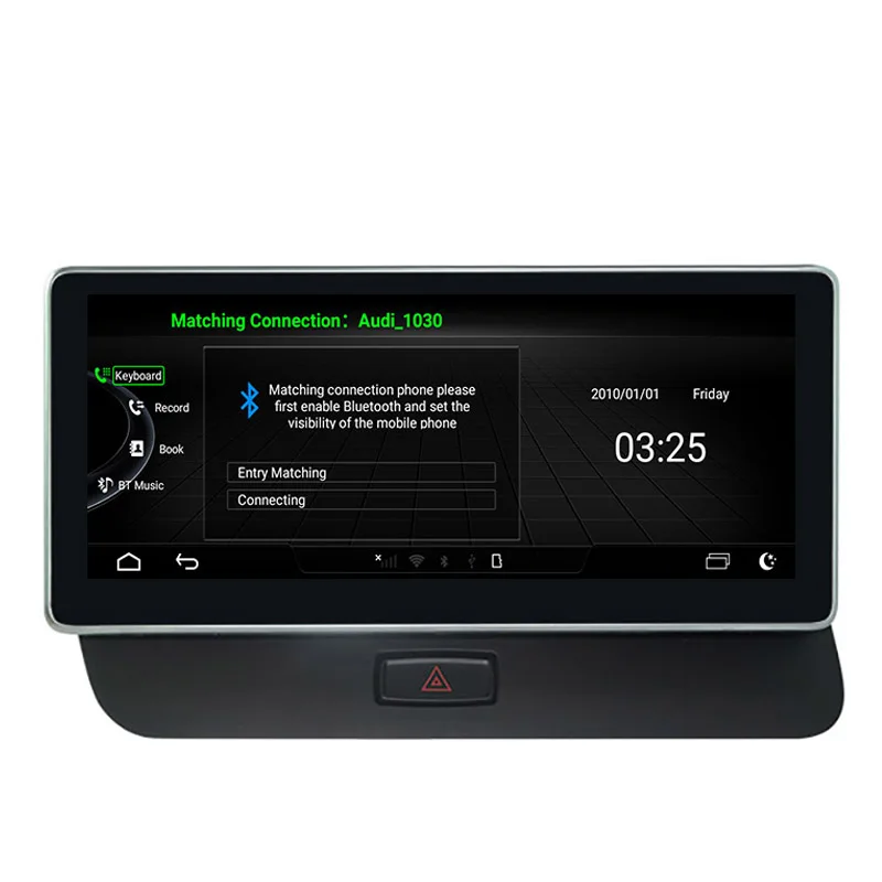 10,25 дюймовый четырехъядерный Android 7,1 Автомобильный gps навигатор для Audi Q5 2009 2010 2011 2012 2013 с 2G ram 32G rom