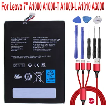L12D1P31 L12T1P33 3650mAh Replacement Battery For Leovo 7" A1000 A1000-T A1000-L A1010 A3000 A3000-H A3300 A3300-T A5000 A5000E