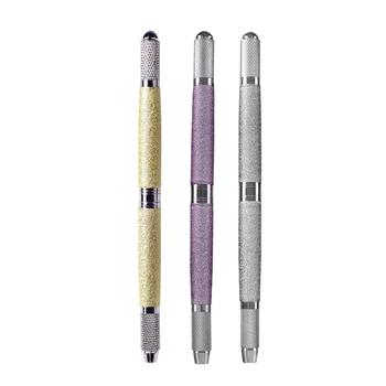 

1pc/lot Tattoo Supplies Microblading Pen Alumnium Alloy Handmade Handle Tool Tattoo Manual Pen for Permanent Makeup Eyebrow Lip