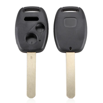 

1 Pc Black 3 Buttons Replacement Key Case Shell Keyless Remote Fob Uncut Blade Fix Master Fit for Honda Car Key Shell