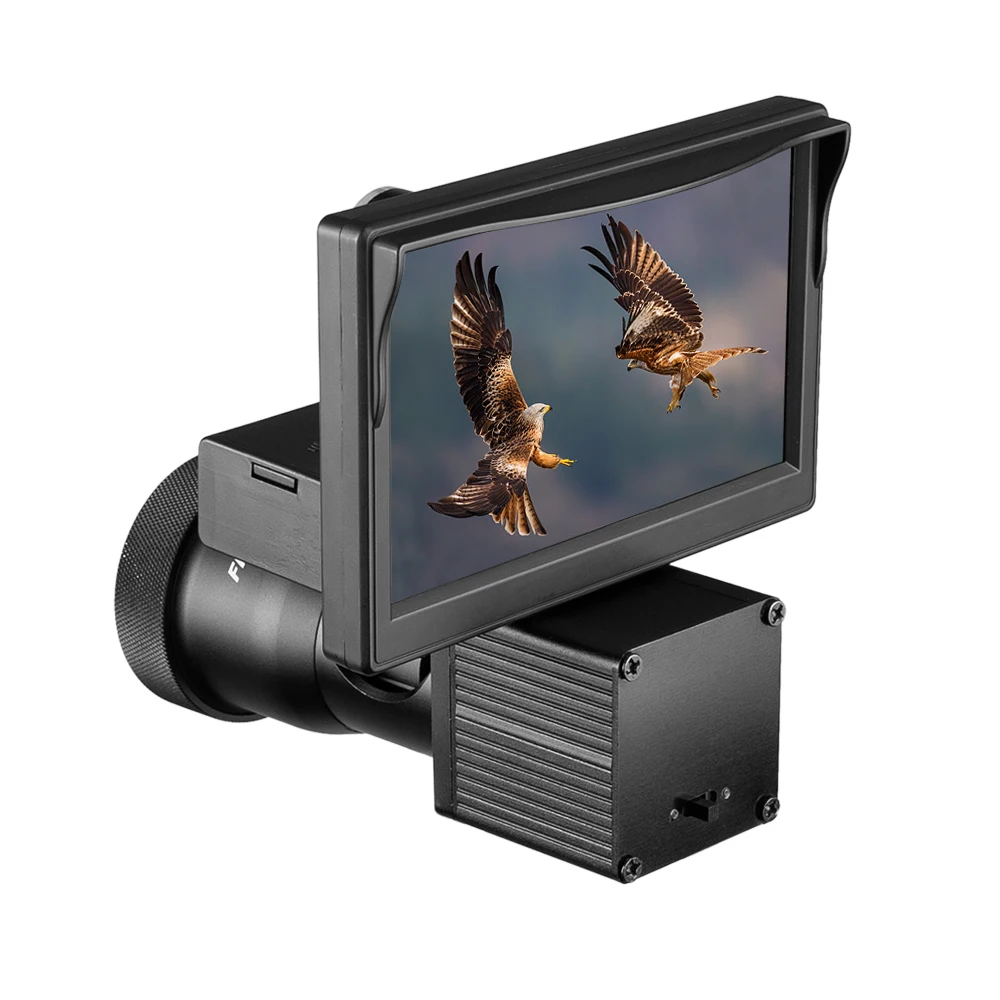 

5.0 Inch Display Siamese Night Vision HD 1080P Scope Video Cameras Infrared illuminator Riflescope Hunting Optical System