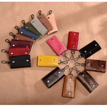 Стиль кожаная сумка для ключей Для женщин Мини Hipster из натуральной кожи с естественной лицевой поверхностью пары для мужчины и женщины изделий выбирается случайным образом