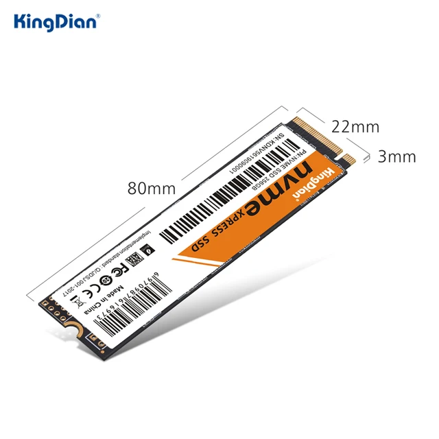 KingDian M.2 SSD 128GB 256GB 512GB 1TB NVME PCI-e M.2 2280 Internal Solid State Drives 4