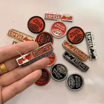 

TEXAS EDITION Star TRAIL RATED 4X4 Limited Emblem Chrome Metal Refitted Car Styling Sticker Vintage 1941 75 Anniversary for JEEP