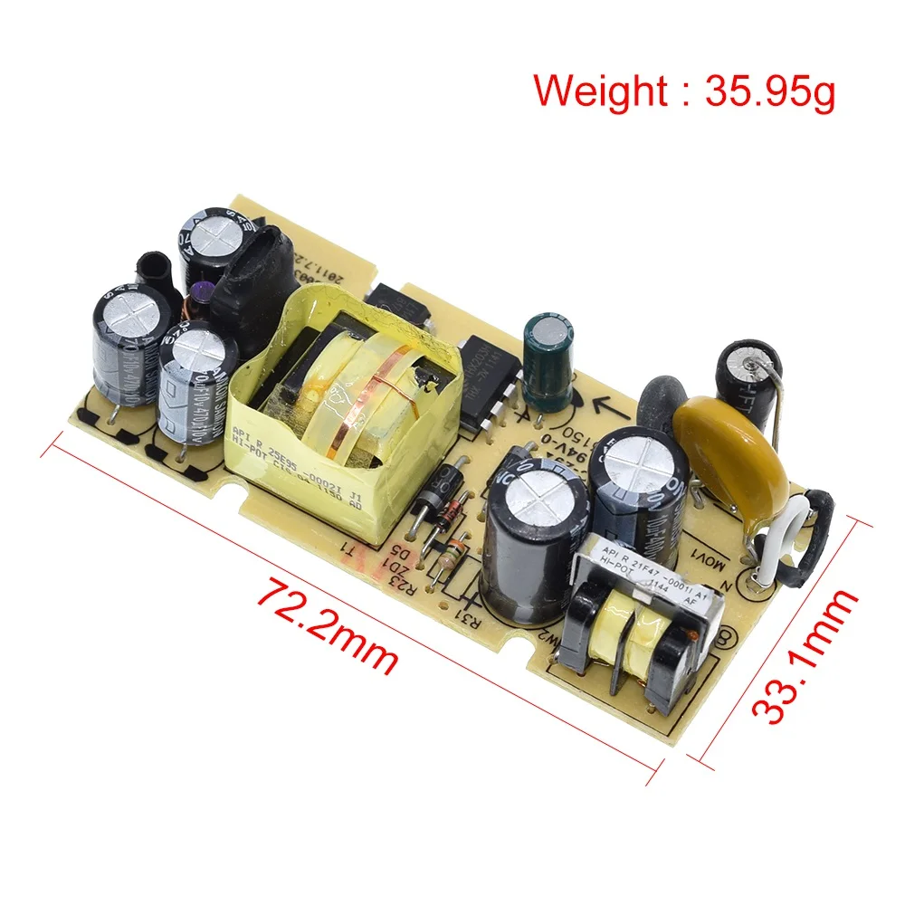 Завеса AC DC 5V 2A 2000mA переключатель Питание модуль для замены ремонта светодиодный