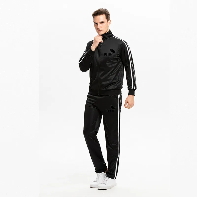 70% OFF 2020 Neue Marke Kleidung Mnner der Pullover Baumwolle Mnner Trainings Hoodie Zwei Stcke + Hosen Sport Shirts Herbst Winter